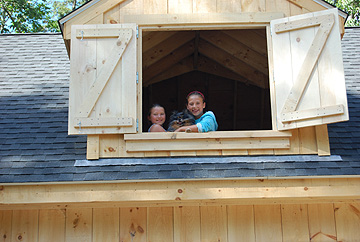 Barn Chris Coutu built